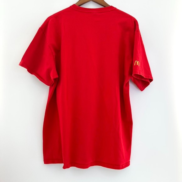 McDonalds Holiday Christmas Red Shirt Size XL - Picture 3 of 6